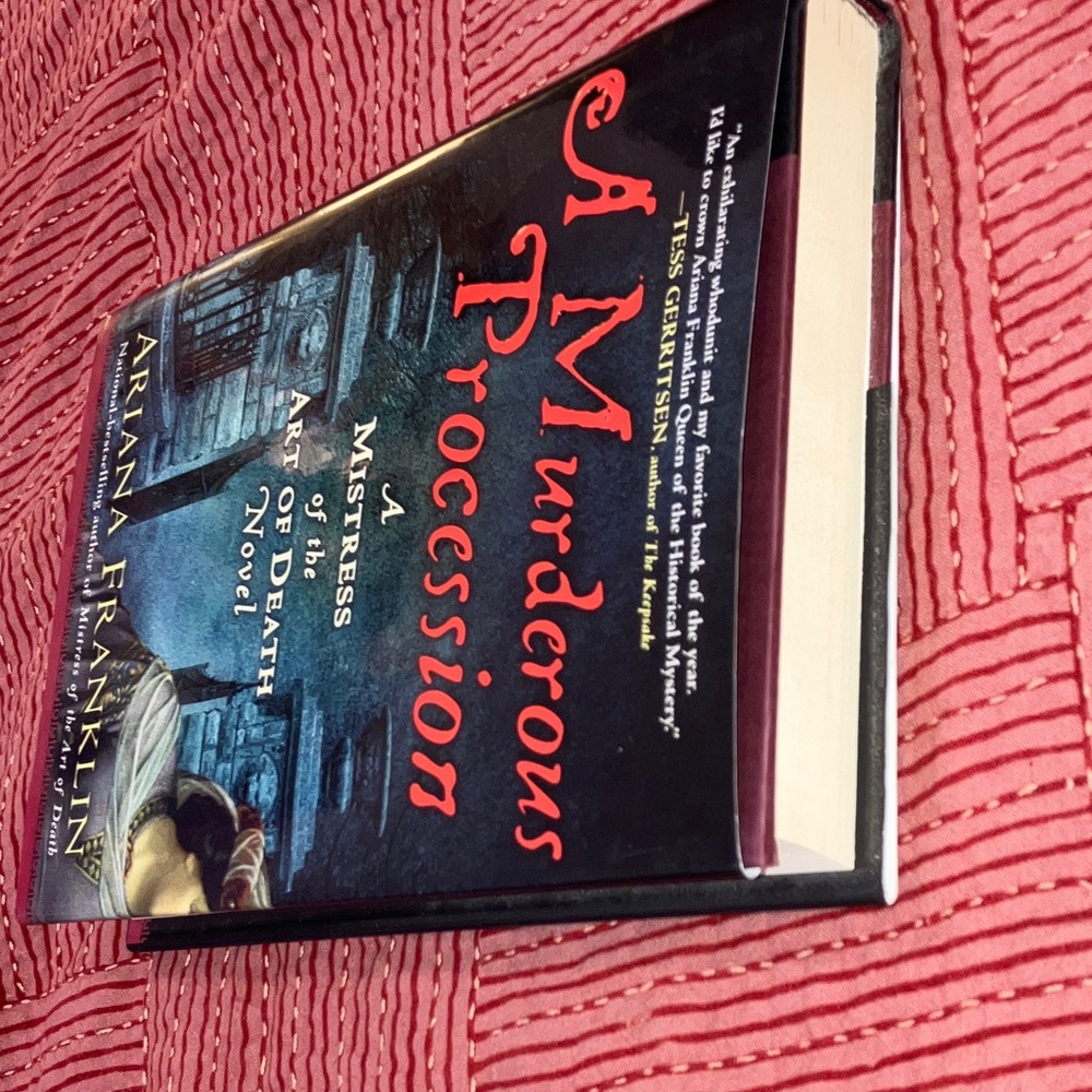 A Murderous Procession by Ariana Franklin hardcover Book - Picture 13 of 16